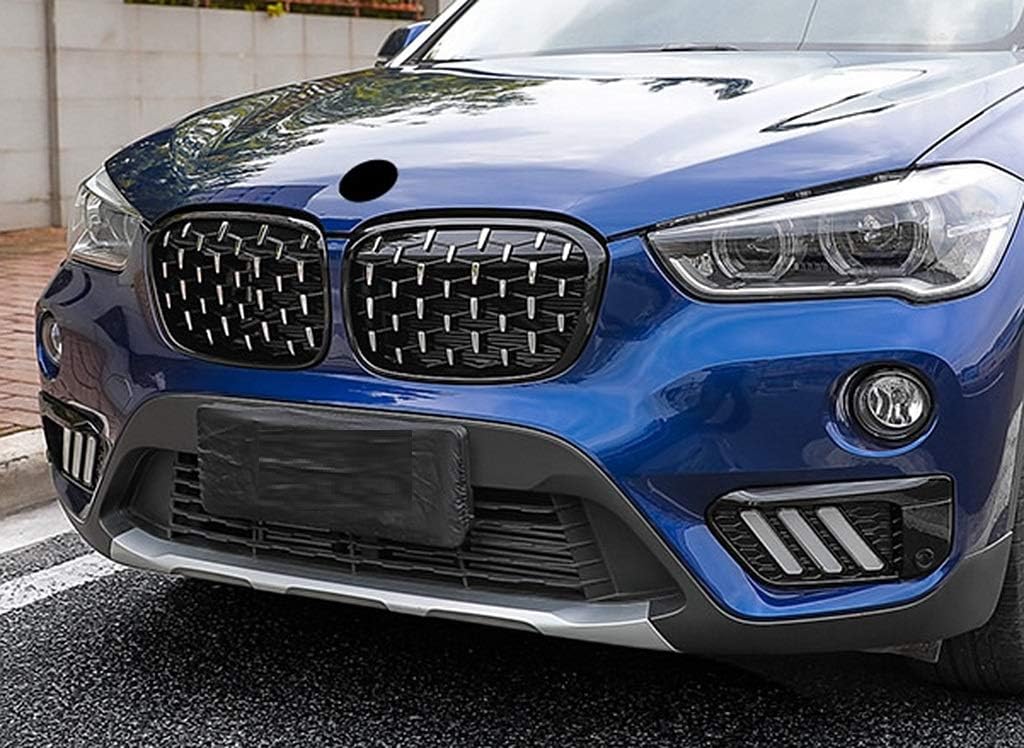 New Star ABS Front Grilles Compatible with BMW 4 Series F32 F33 F36 2014-2019 420i 428i 435i (F36 Sedan, Silver+Black)