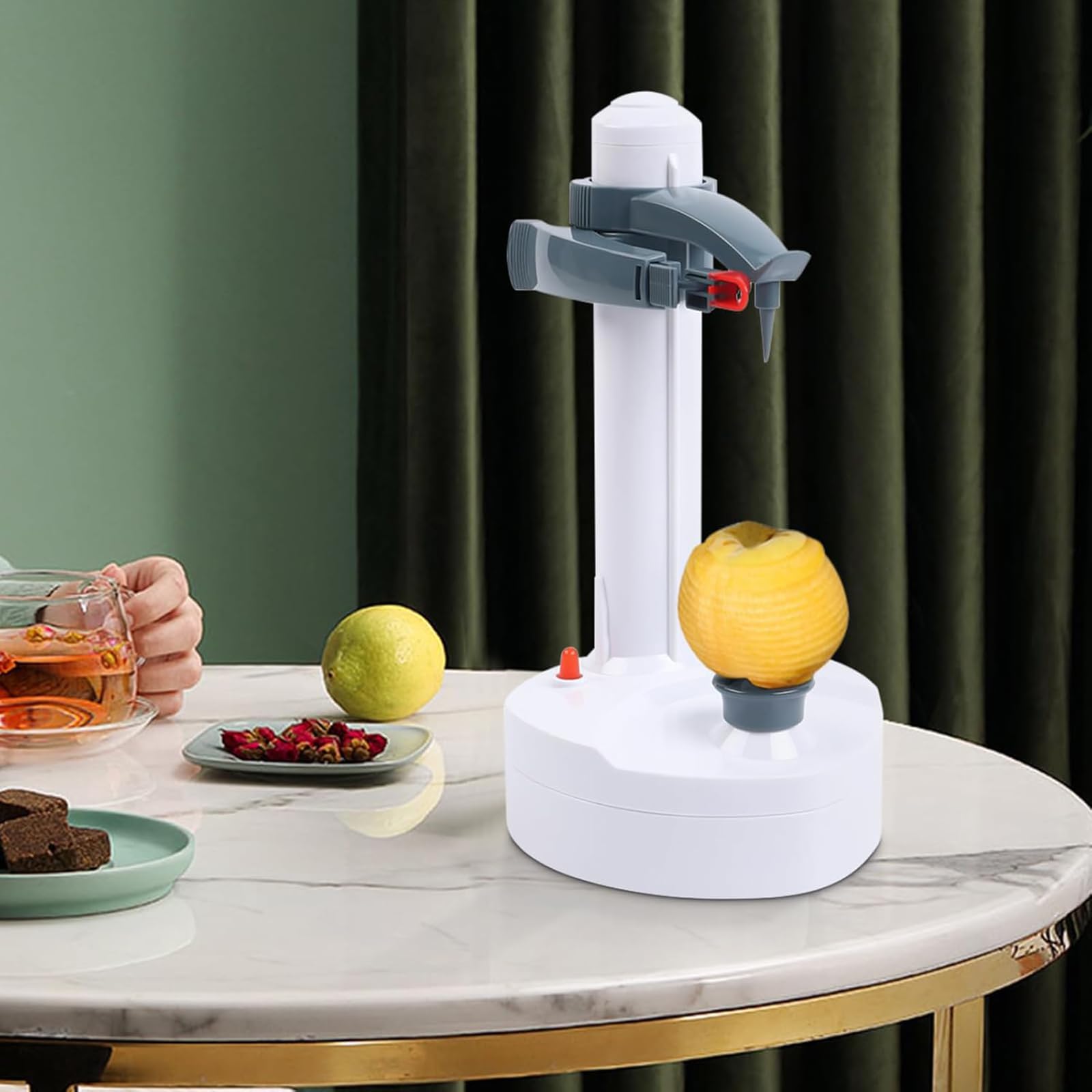 Pelador Eléctrico para Patatas Y Frutas, Pelador Eléctrico De Patatas, Peladores Giratorios, Pelador De Manzanas Giratorio Automático