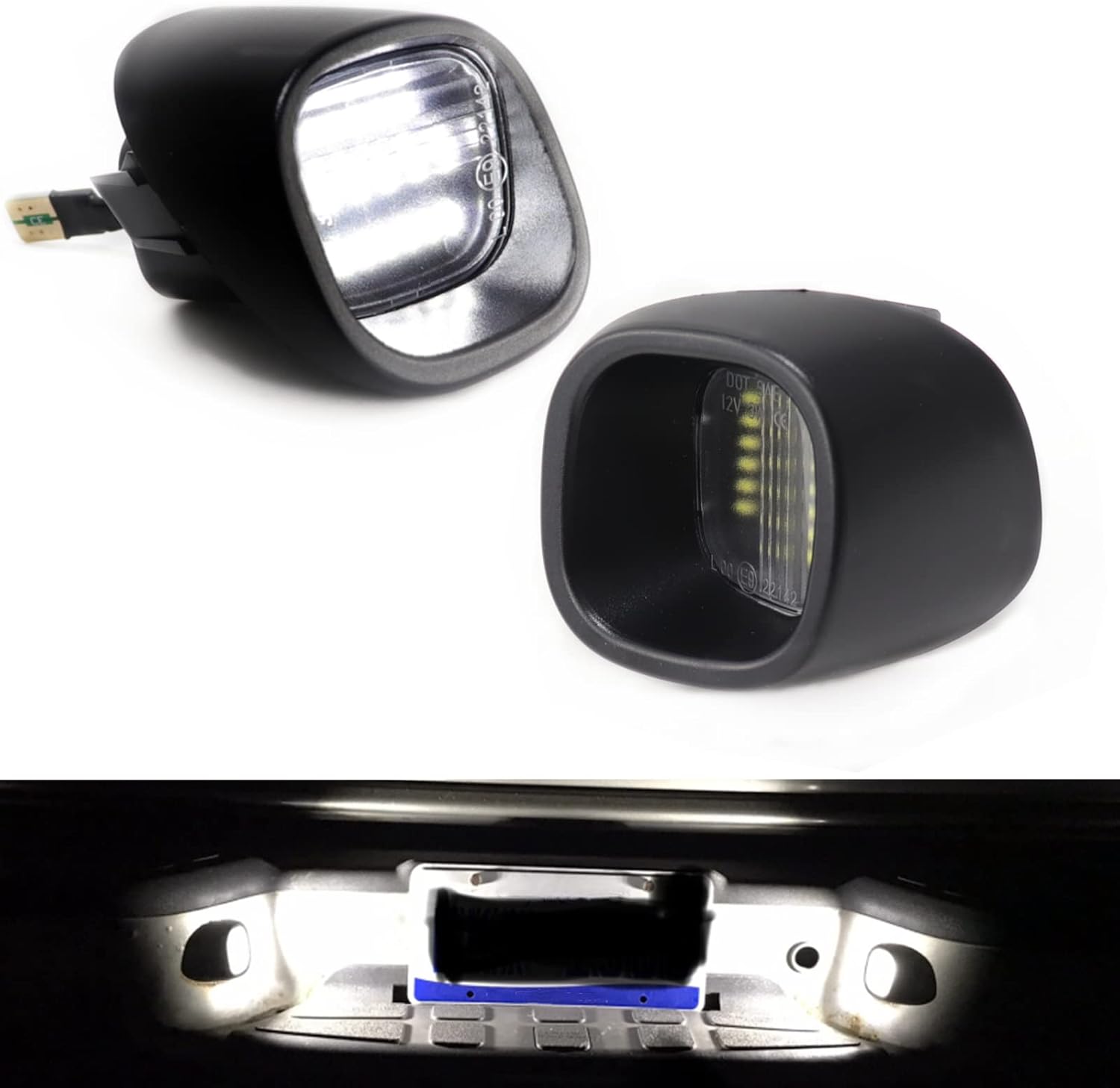 2X Ice Blue LED Rear License Plate Light For Blazer S10 Pickup - Foto 8