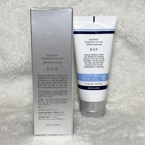 Miniatura 6 de BMC KOREA Aquasys Facial EGF Crema Hidratante 2.82 fl oz, Crema de regeneración de la piel de alto rendimiento para ayudar a mejorar la humedad y