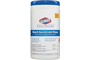 Healthcare 35309CT Clorox Bleach Germicidal Wipes: Protect Against Germs