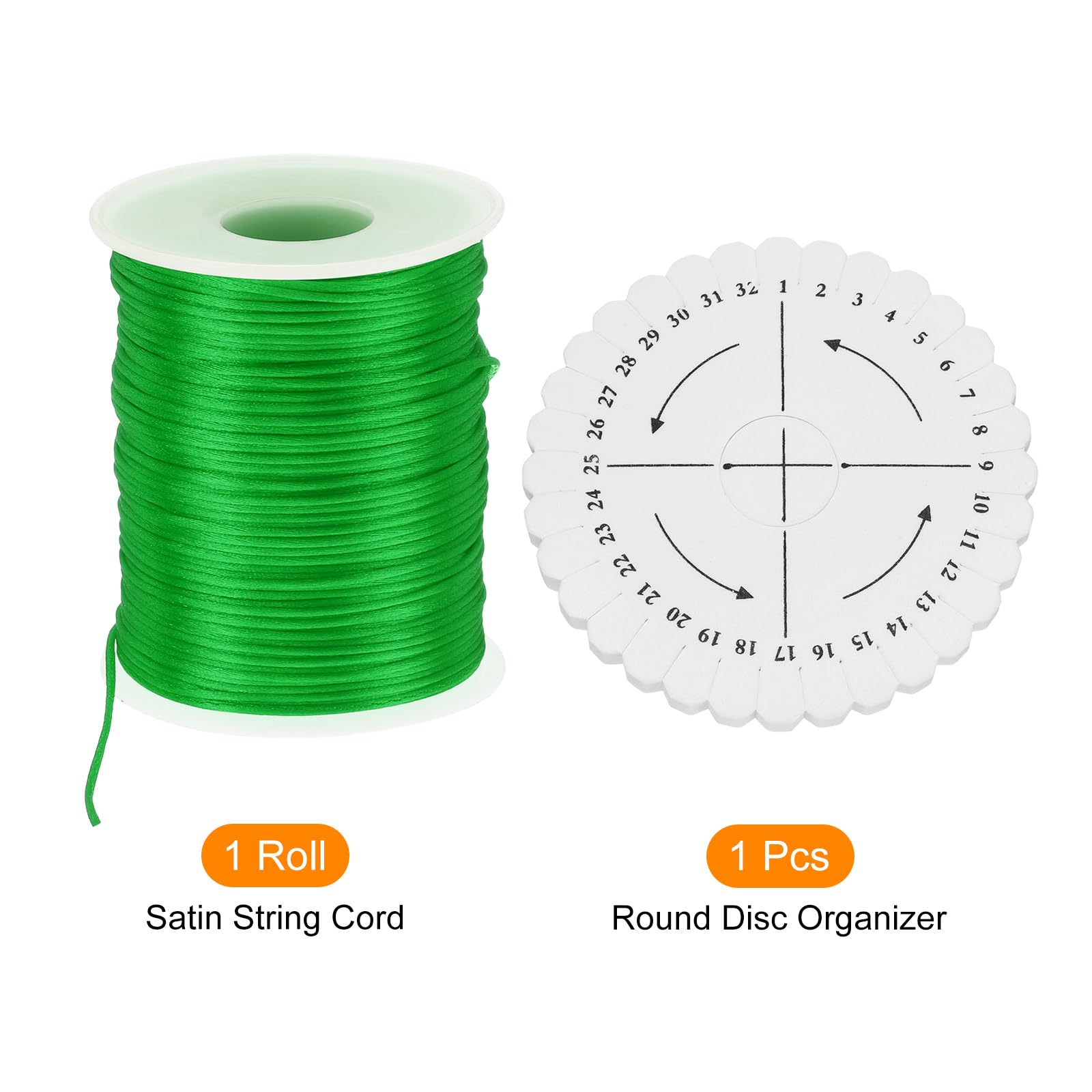 uxcell 109 Yards 1.5mm Satin String Cord - Image 3