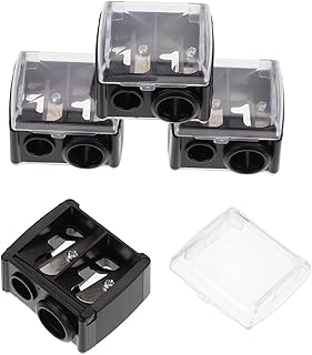 VALICLUD 4pcs Dual Makeup Pencil Sharpeners f...