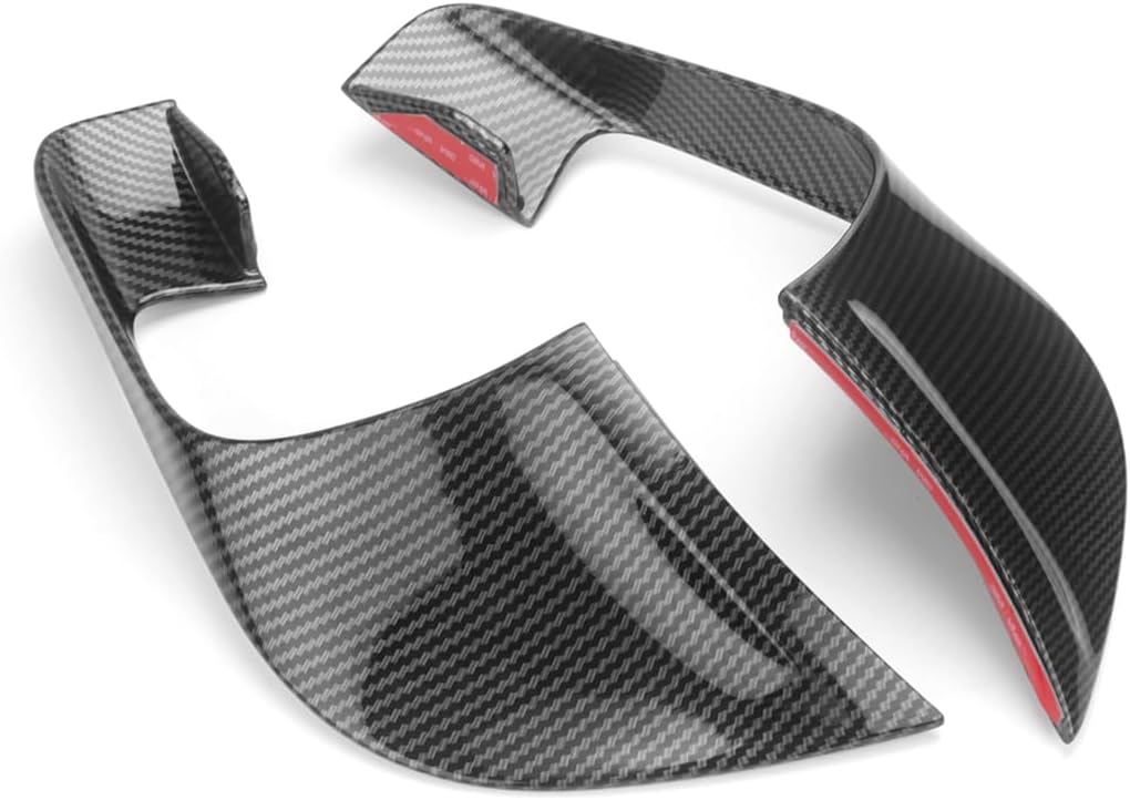 Side Wing Spoiler - for Yamaha YZF-R7 2021-2023, Racing Motorcycle Air Guide Spoiler Aileron - Aerodynamic Wing Fairing Kit (Carbon Fibre Texture)