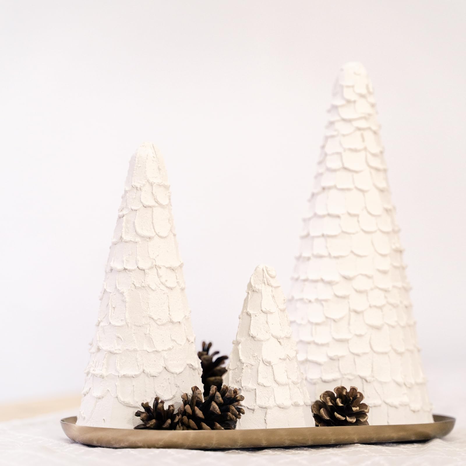 MCE-Commerce A32993 Polystyrene Cone, Diameter 7 cm, 9 cm, 21 cm, Diameter 12 cm, Height 27 cm, White, Höhe 12, 21, 27 cm - Image 3