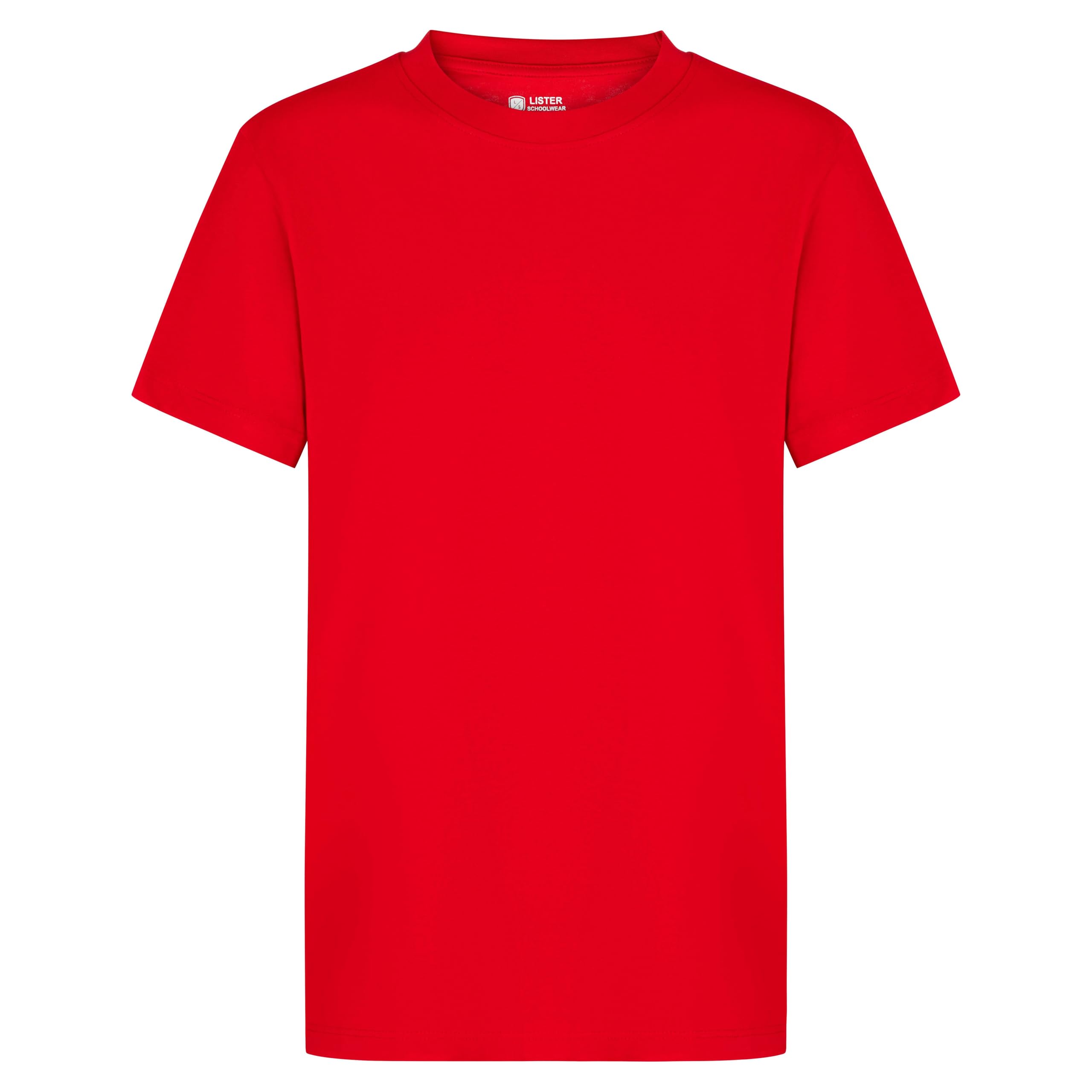 Ages 1-15 Kids Plain Blank T-Shirt Tee Shirt 100% Cotton Boys Girls Childrens Softspun Unisex School Uniform P.E. Gym — view 16