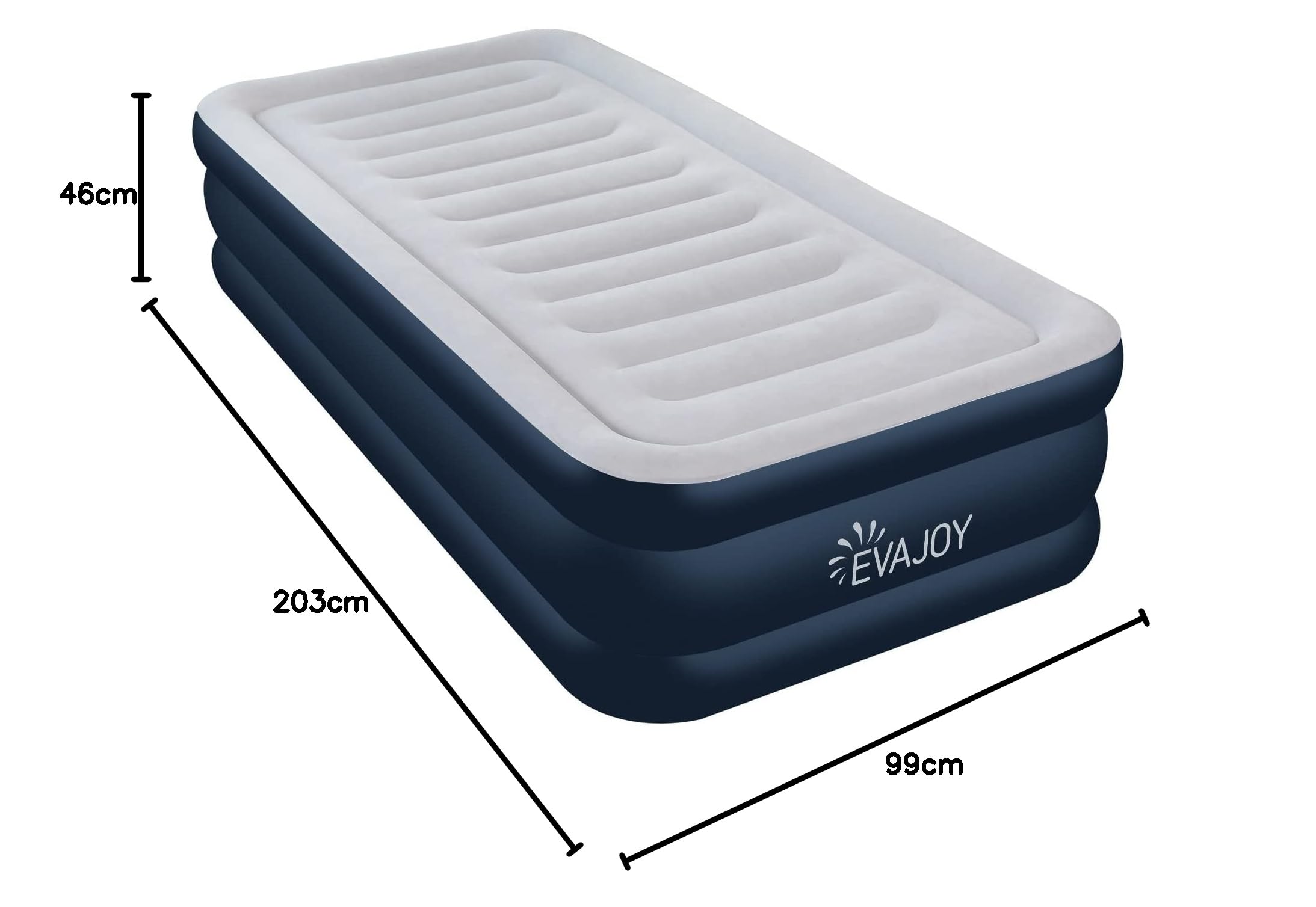 Amazon.co.jp: Evajoy エアーベッド シングルサイズ 空気ベッド
