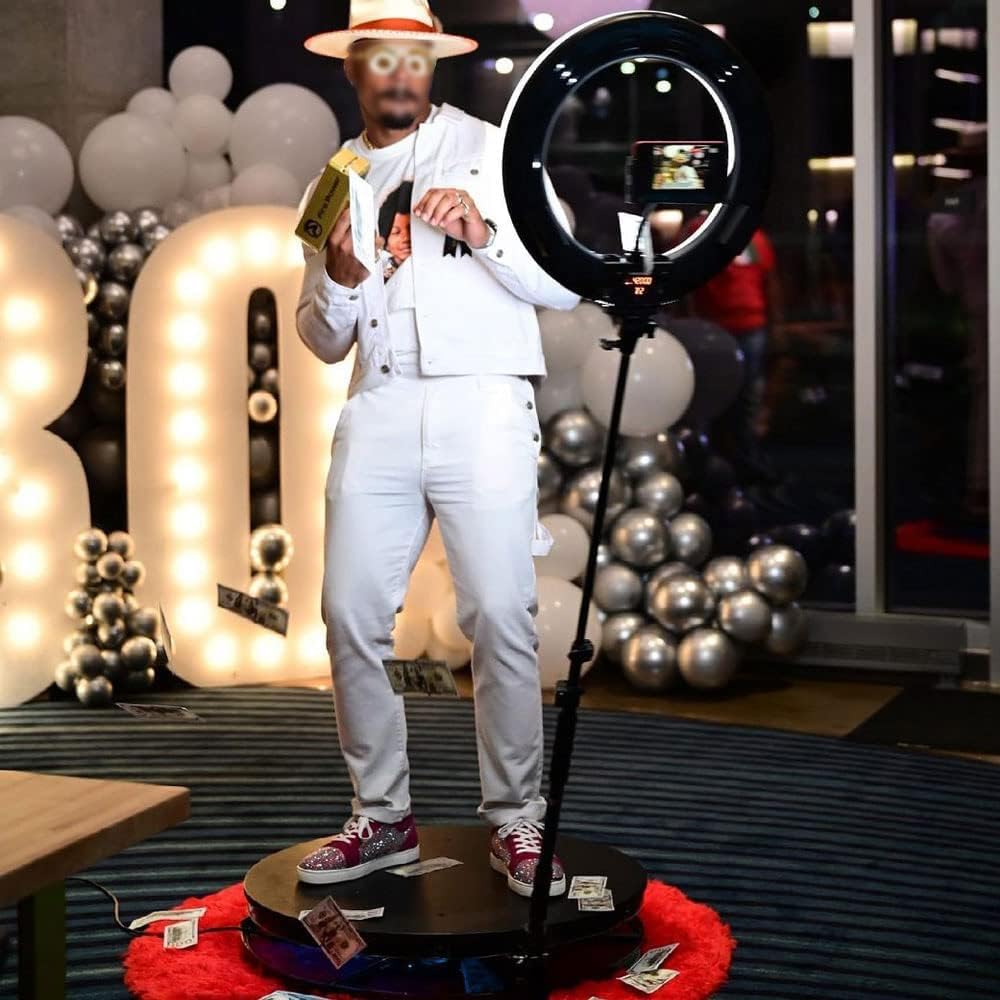 Photo Booth 360 (100 cm), photo pour 4 à 5 personnes, avec