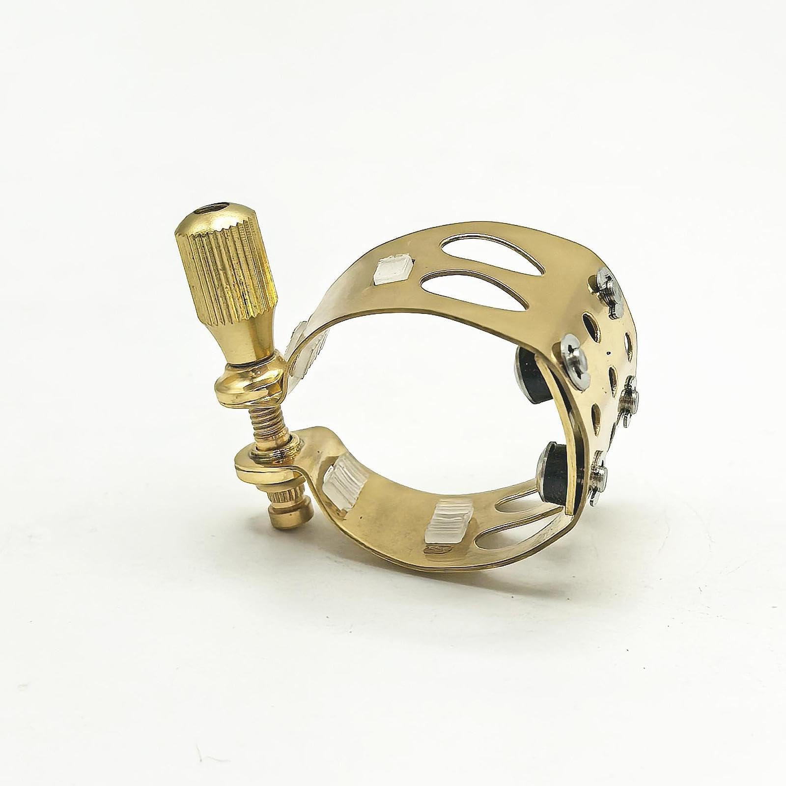Generic Abrazadera de Boquilla de Saxofón de Metal Que Proporciona Un Gran Sonido Ajustable Y Resistente