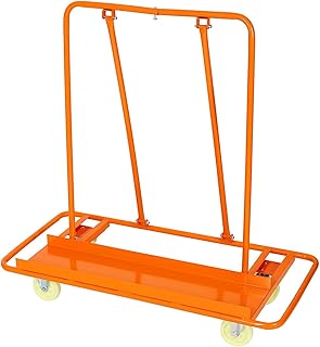 FRITHJILL 1600lbs Load Capacity Drywall Cart and Panel Dolly, with Brake Casters, Ideal for Home, Warehouse, and Workplace