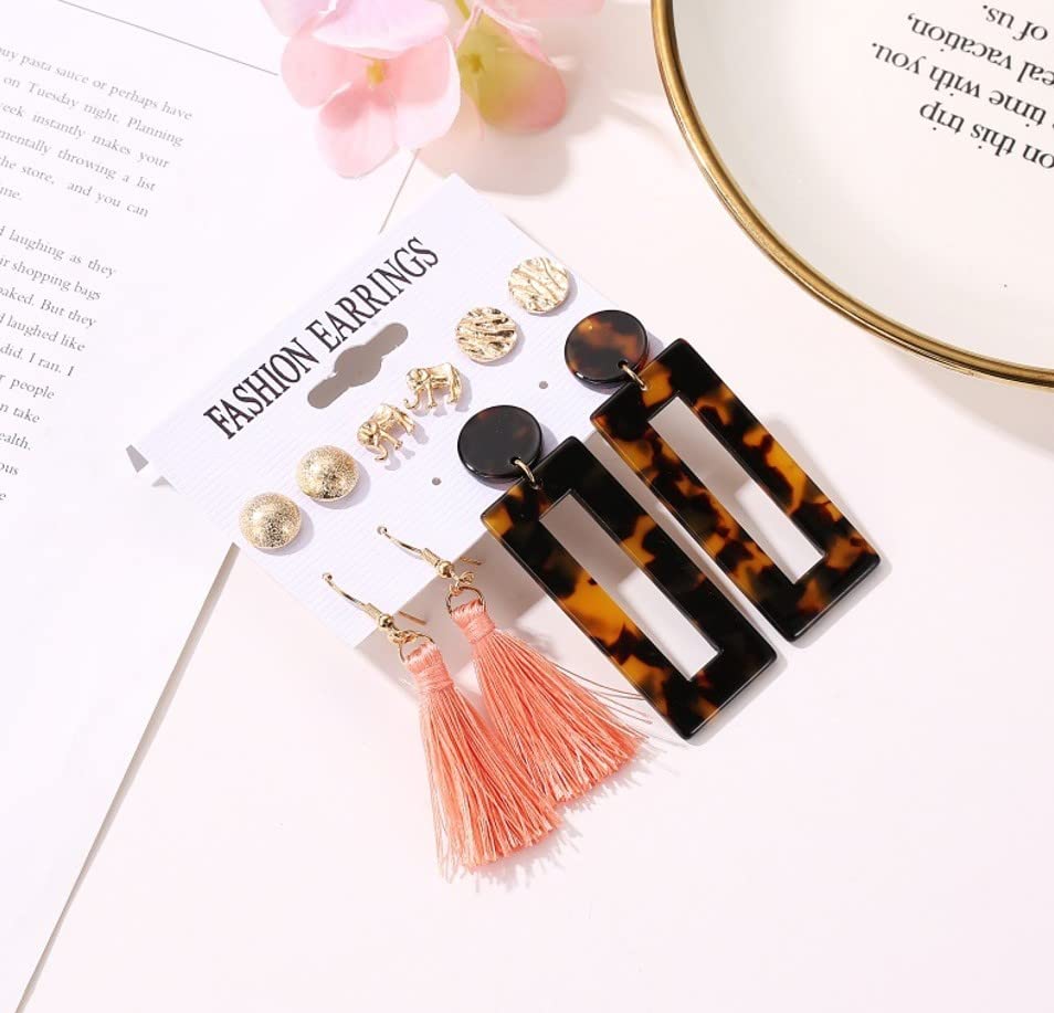 Image of ANNACREATIONS Stylish combo of pearl stud hoop earrings set for Women Girls