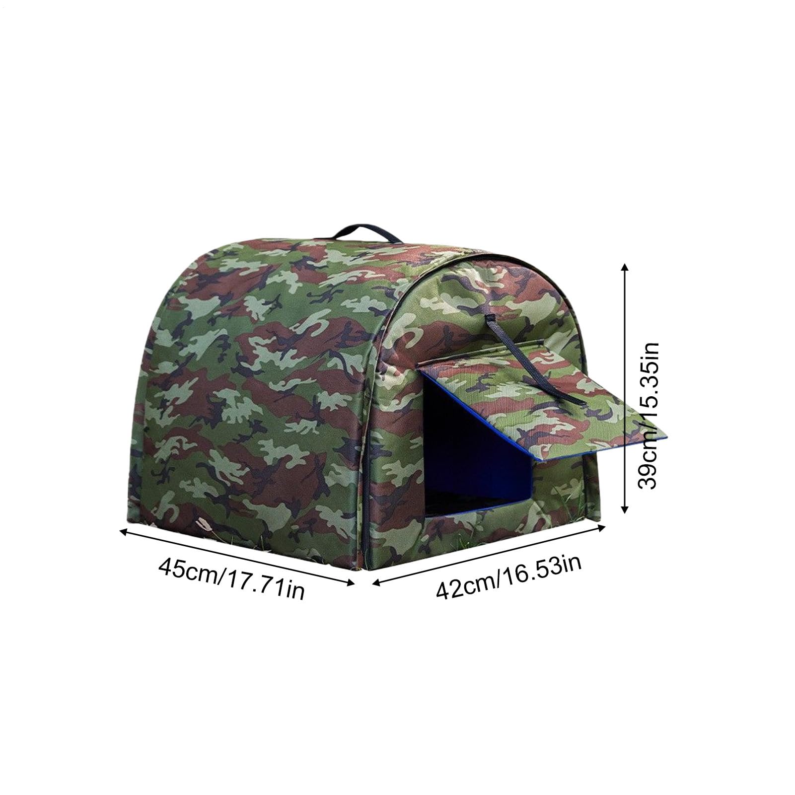 Casa Per Gatti Da Esterno Tenda Mimetica Isolata