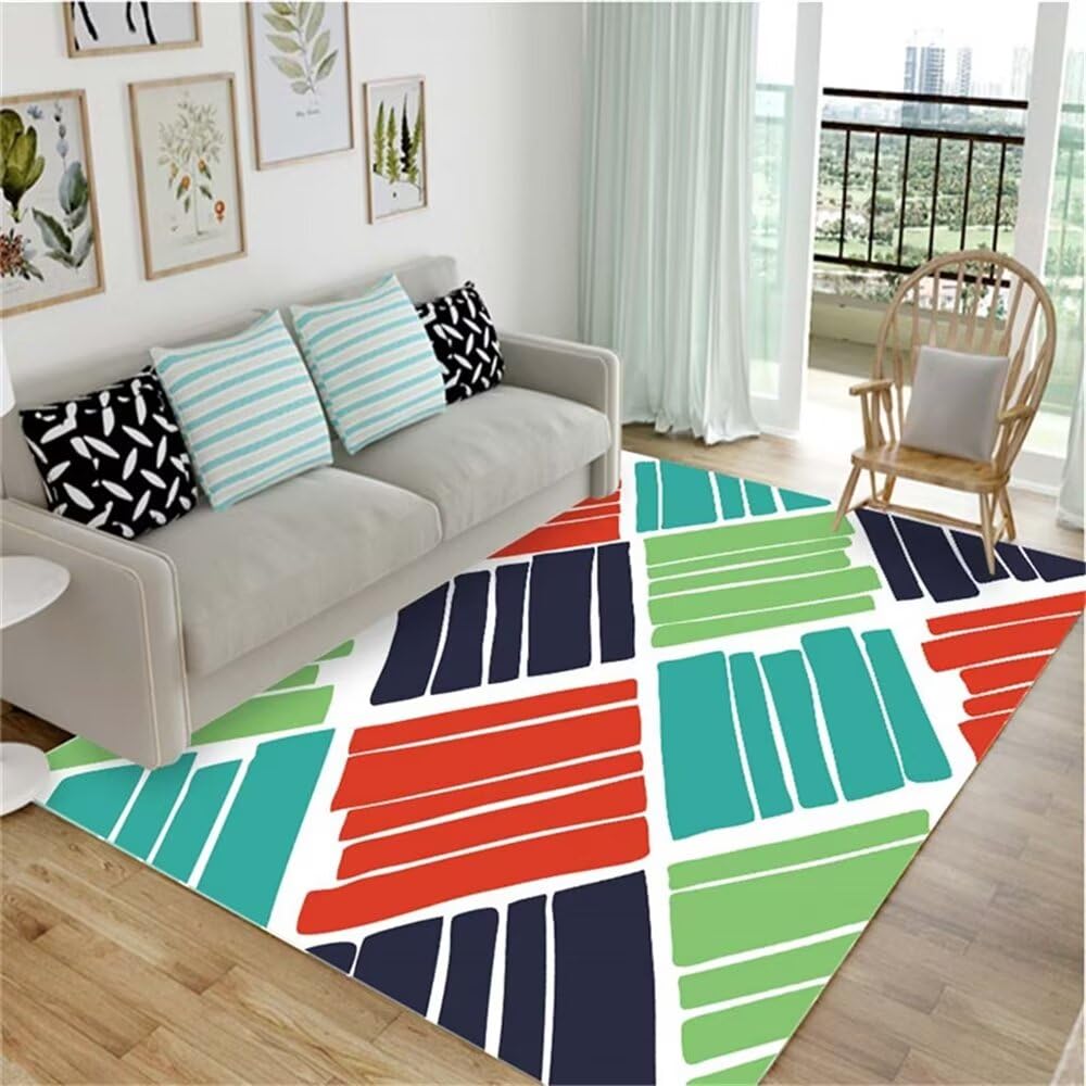 Tapis de sol enfant anti-taches bleu et facile à nettoyer