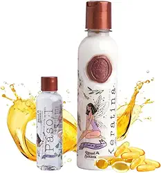 RITUAL BOTANICO Keratina orgânica 250 ml - 12 aceites naturais e aminoácidos que aportan brillo, sedosidad y nutrición. Keratina para alisar el pelo entre 4-6 meses. Con Argán, Té Verde, Karité