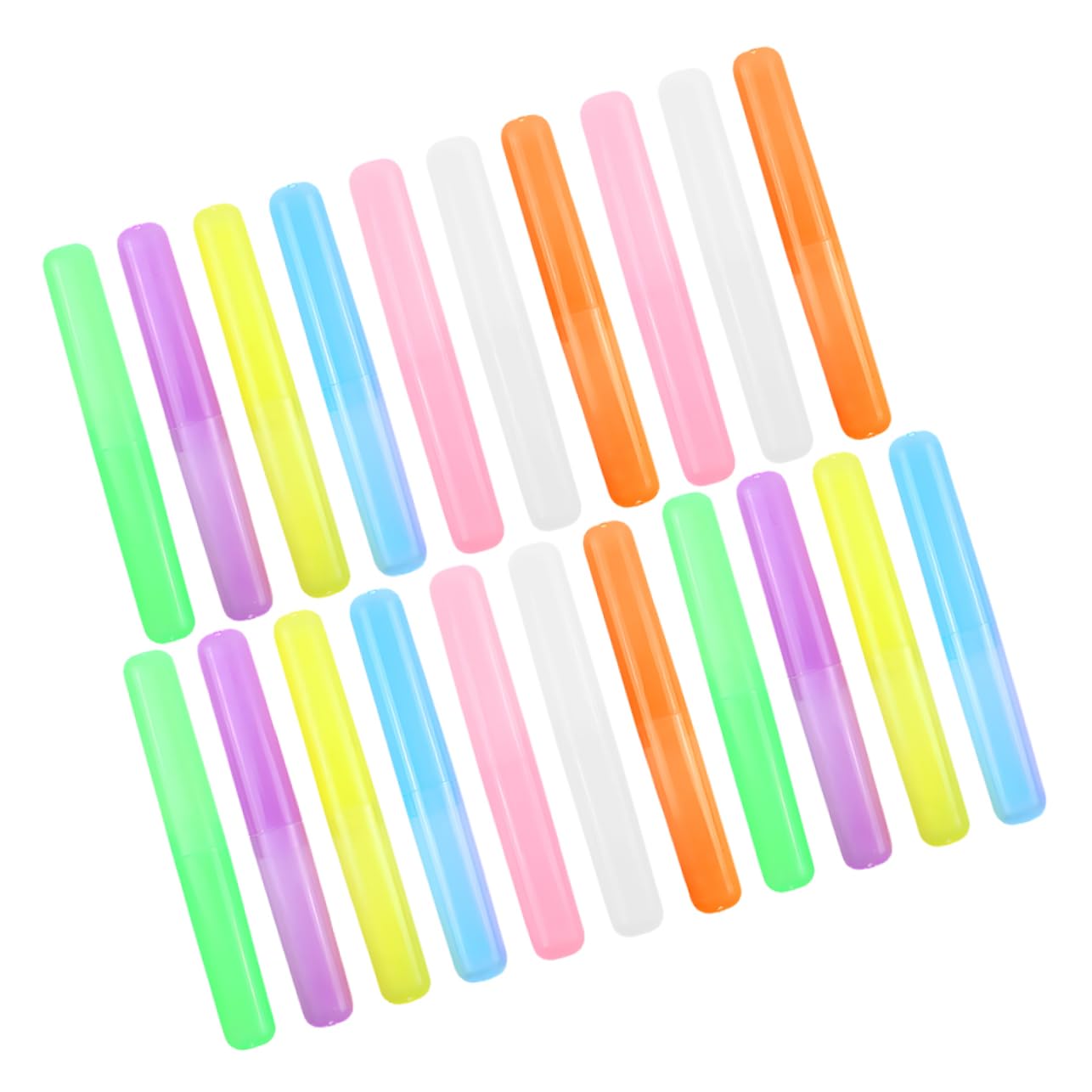 Cabilock 5 Set Della Caramella Custodia Per Spazzolino Da Denti Custodia Da Viaggio Per Spazzolino Da Denti Custodia Per Spazzolino Da Denti Custodia Da Viaggio Per 21 pezzi * 5