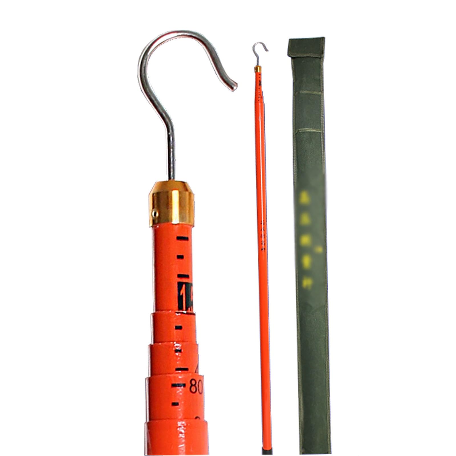 Perche télescopique de mesure haute tension de 18m de long