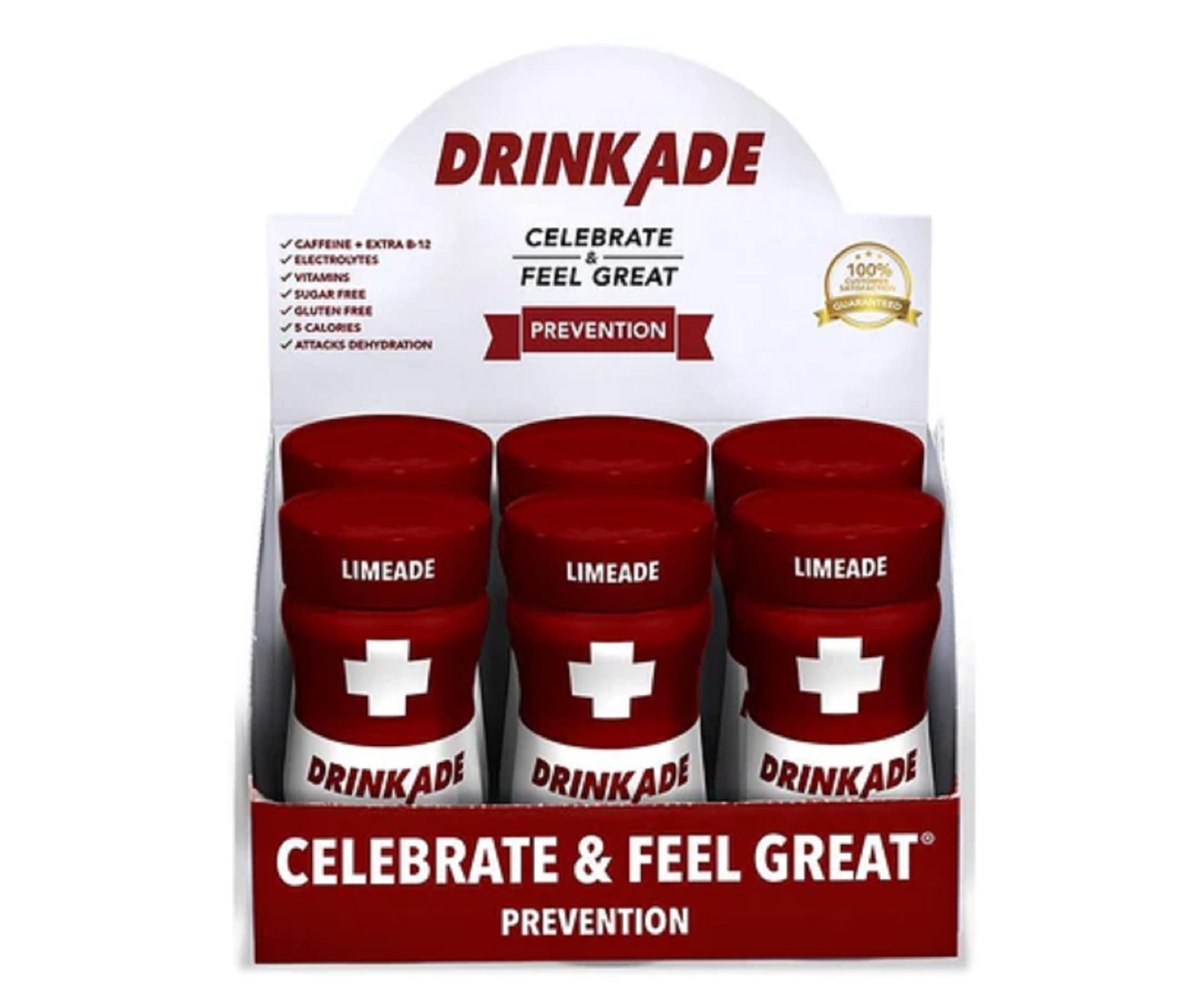 DrinkAde Prevention Hydration Drink with Electrolytes, Vitamin B, Milk T