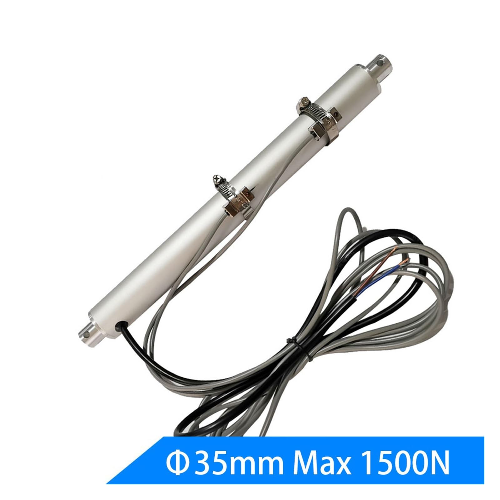 Mikro siłownik liniowy przełącznik czujnika magnetycznego regulowana długość 1500N 15mm/s 100mm 150mm 200mm 250mm 300mm Do pojazdów mechanicznych i kamperów(Stroke 100mm,24V)