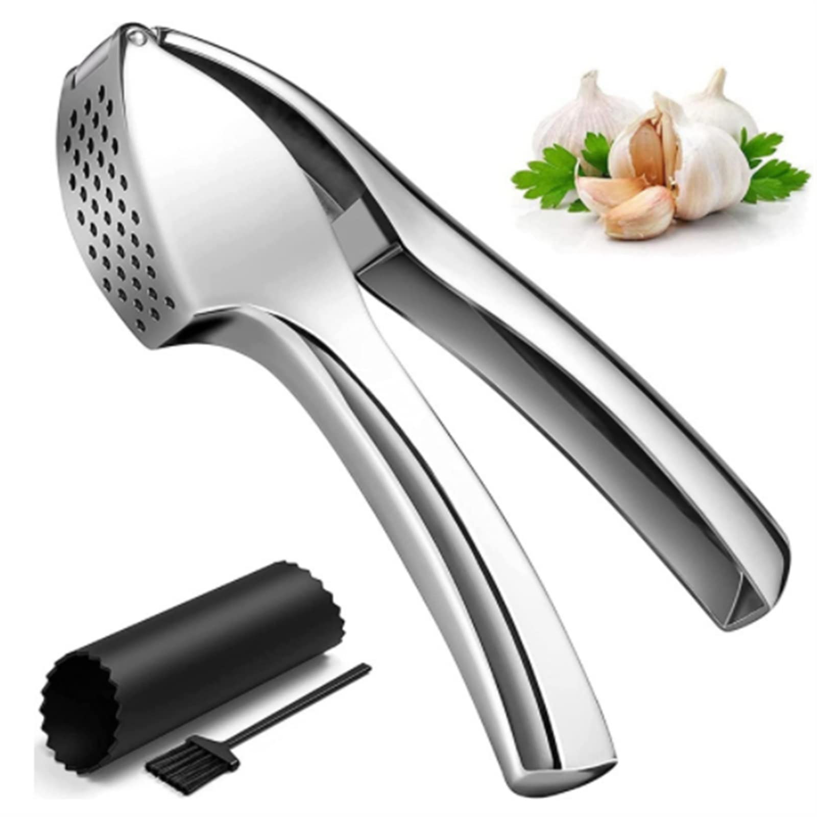 Trituradora de ajo, Prensa de Aluminio, picadora de Jengibre y ajo, Herramientas de Cocina, exprimidor de Verduras y Jengibre, triturador de Mano