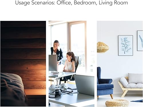 Miniatura 7 de Nightlight Wooden 3D LED Night Light for Kids, Pine Wood Pattern, USB Powered, 2W Warm White Light - Eye Protection, Energy Efficient, for Bathroom