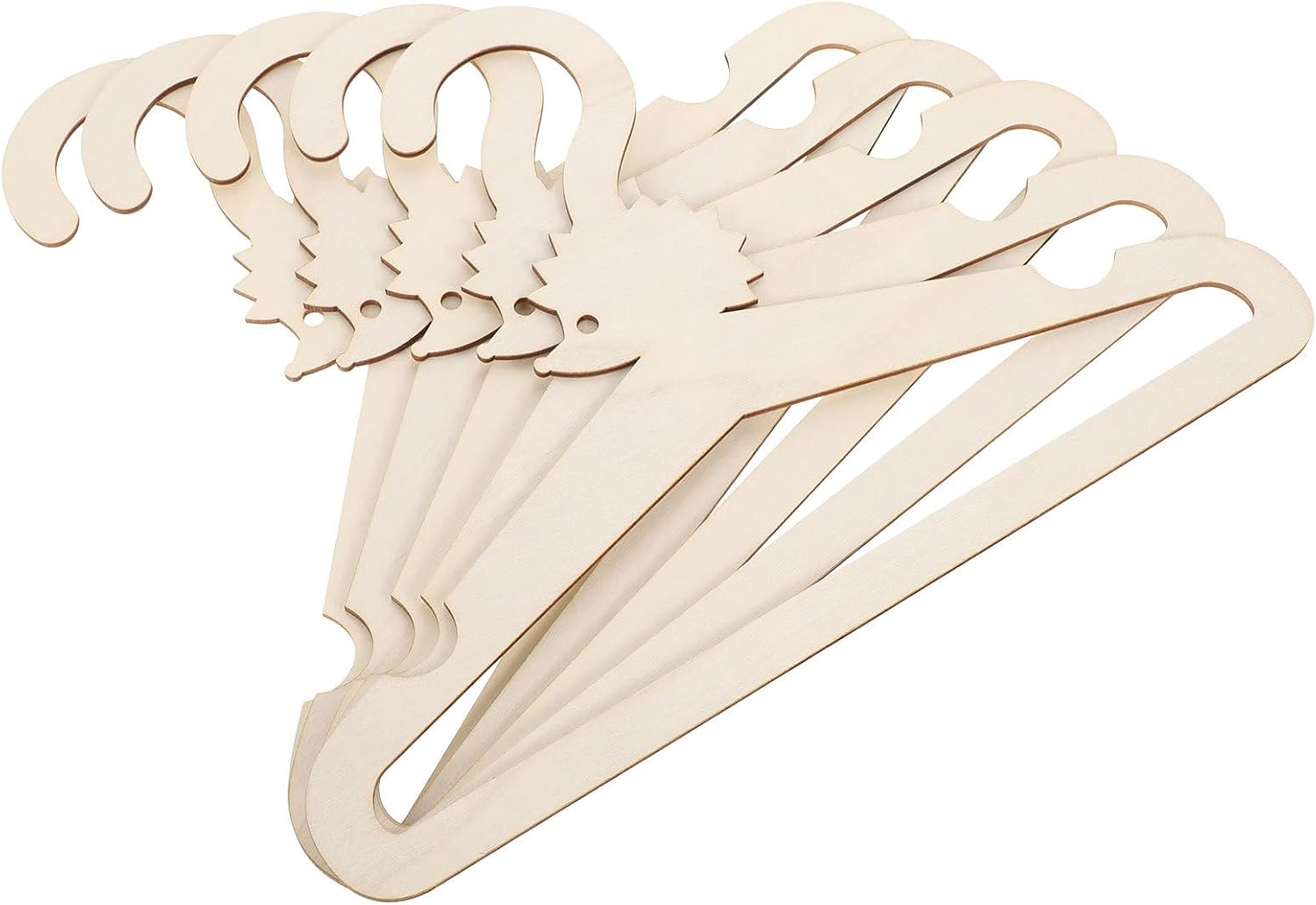Kids Hanger 5pcs Wooden Animal DIY Clothes Hangers for Nursery Closet