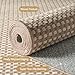 YDKGL 2x6 ft Boho Kitchen Runner Rugs Mat Non Slip Woven Runners for Hallways Washable, Soft Long Entryway Laundry Hall Floor Runner Carpet for Indoor Backdoor Bedroom Kitchen Living Room, Brown