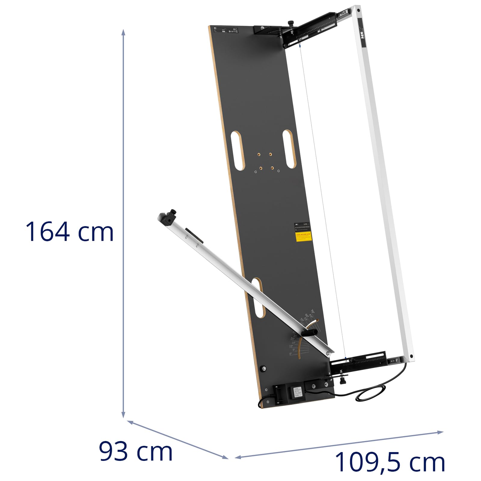 MSW nóż do styropianu 200 W 1300 mm / 350 mm z drutem do cięcia styropianu piła termiczna