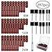 Coceca Sanding Drum Kit with 270 Pieces Sanding Band Sleeves and 12 Pieces Drum Mandrels for Dremel Rotary Tool