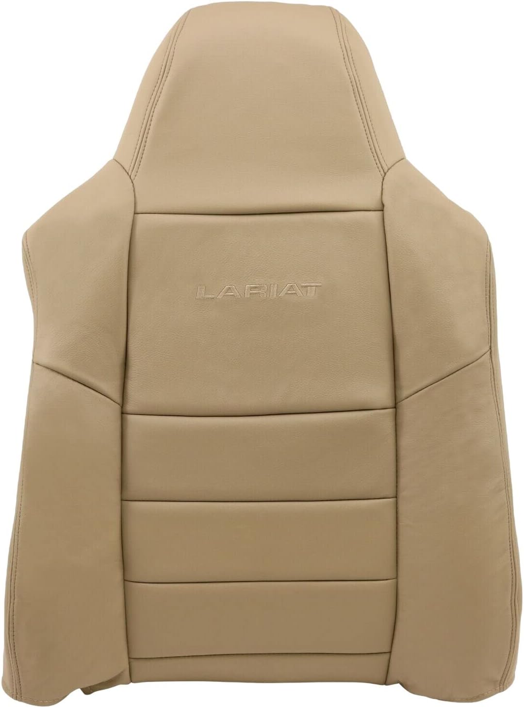 2002-07 for for Ford F250 F-350 Driver Top Lean Back Replacement Leather Seat Cover Tan