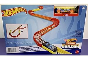 Toy Car Track Set: Track Builder Unlimited Playset Premium Curve Pack