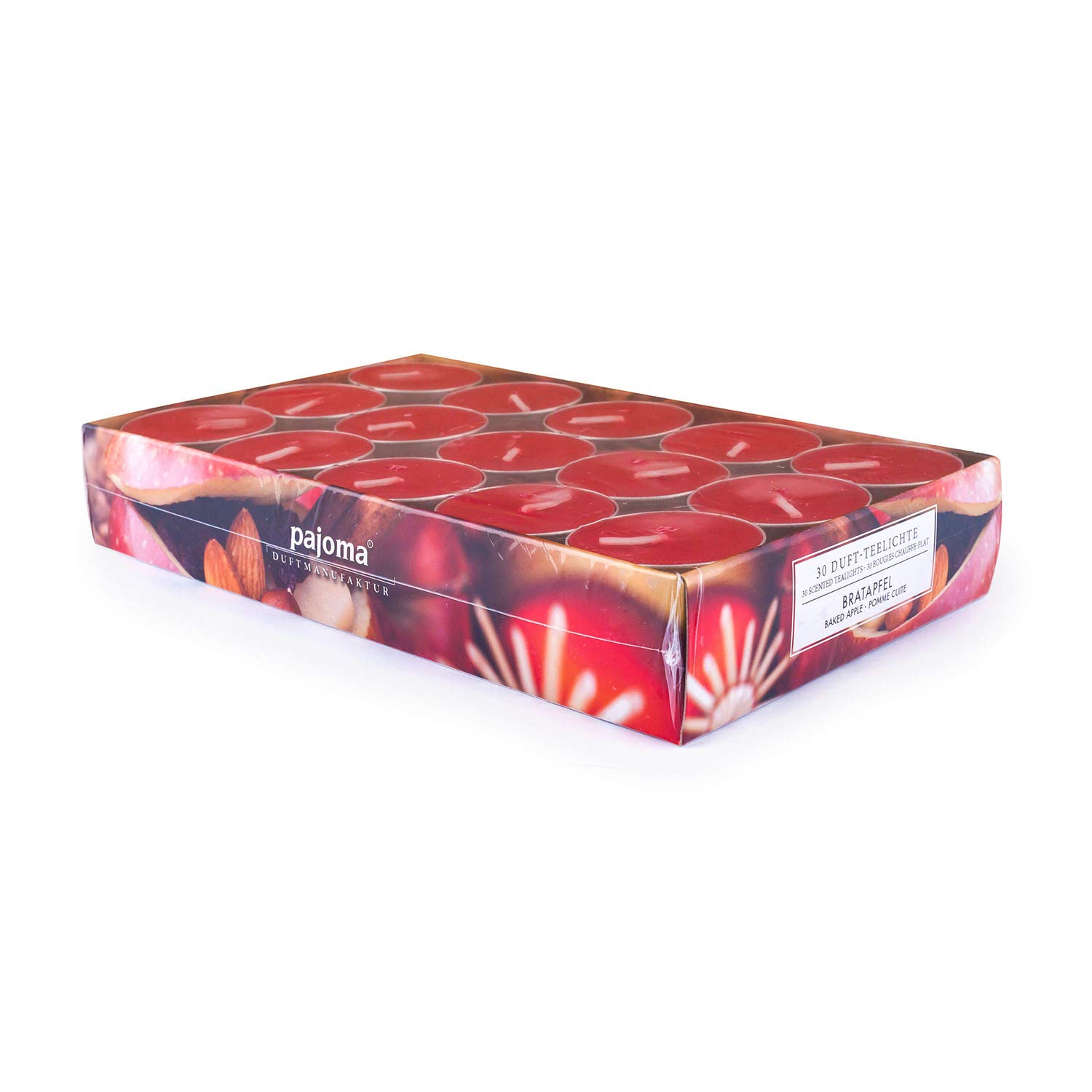 Pajoma Calendario Avvento Candele - 24 Tealight Profumate, 6 Aromi, Con Portalumino