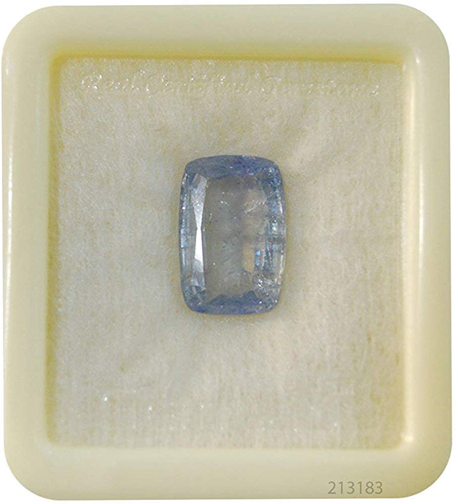 Blue Sapphire 11.25 Ratti 10.50 Carat Unheated & Untreated (NEELAM/NILAM Stone) Certified Natural Ceylon Quality Gemstone AAA++ Quality