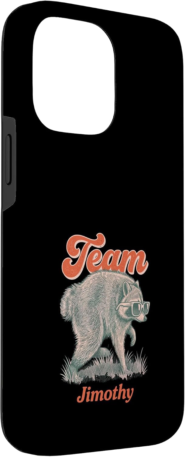 Jimothy Viral Raccoon Funny Trash Panda Team Jimothy Case for iPhone 14 Pro Max image 3