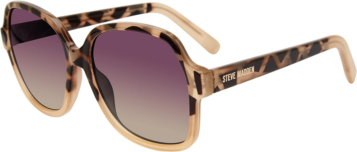 Steve Madden Womens Female Sunglasses Style Marcelle Square Sunglasses