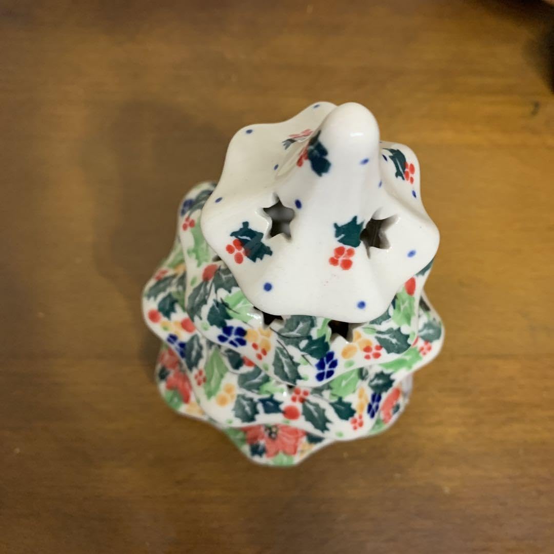 ポーリッシュポタリー　クリスマスツリー　キャンドル Amazon.co.jp: ポーリッシュポタリ キャンドル クリスマスツリー