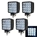 Produktbild HJ 4x 48W LED Arbeitsscheinwerfer 4320LM Zusatzscheinwerfer LED Scheinwerfer IP67 Offroad Wasserdicht Flutlichtstrahler 12V 24V [Energieklasse A++]