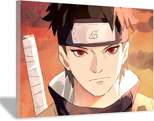 Amazon Co Jp Naruto ナルト うちはシスイアニメキャンバスポスタープリントリビングルームオフィスホームデコレーションベッドルームデコレーションポスターリビングルーム壁画30x45cm 12x18inch フレームレス ホーム キッチン