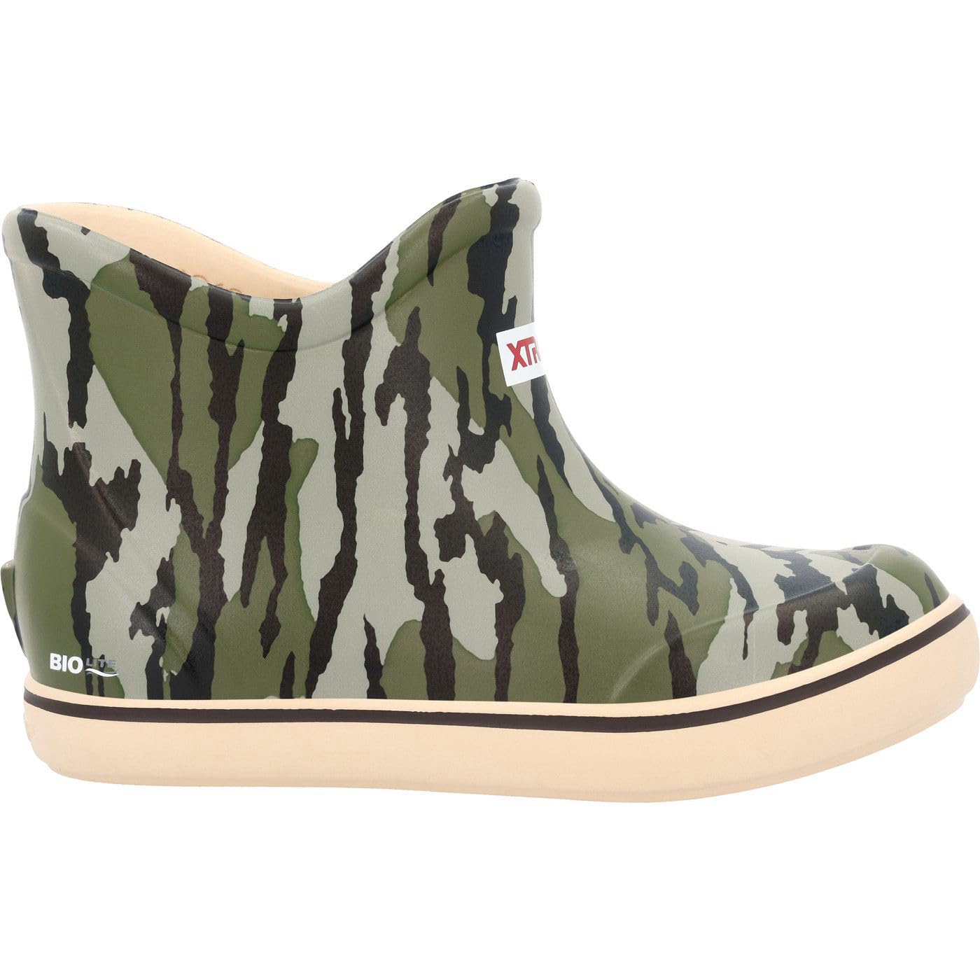 XTRATUF TUFS Kids Ankle Deck Boot - Lightweight, 100% Waterproof Rubber Footwear for Boys &amp; Girls - Non-Marking, Slip-Resistant Outsole