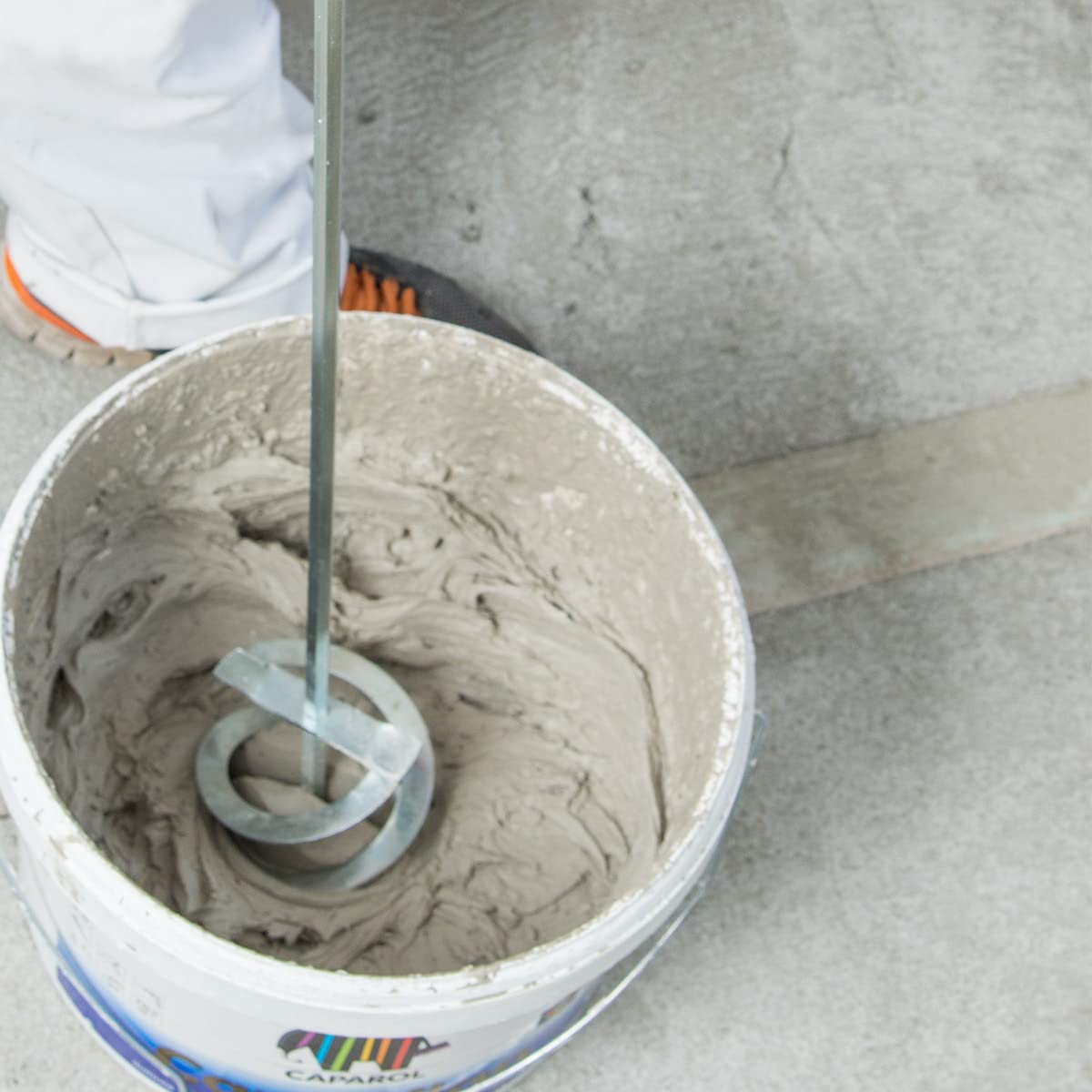 HARDY Miscelatore Intonaci E Pitture - Acciaio Inox 75x400mm, Per Trapani SDS Plus, Doppia Spira - Foto 9