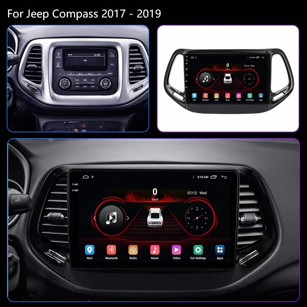 Touchscreen Stereo 2 Din für Mazda 3 Axela 2018-2023 OTA-Updates, Rückfahrkamera, Mirror Link, Bluetooth 5.0, Sprachsteuerung, GPS-Navigation, Hd Display, 8 Kern 6G+128G