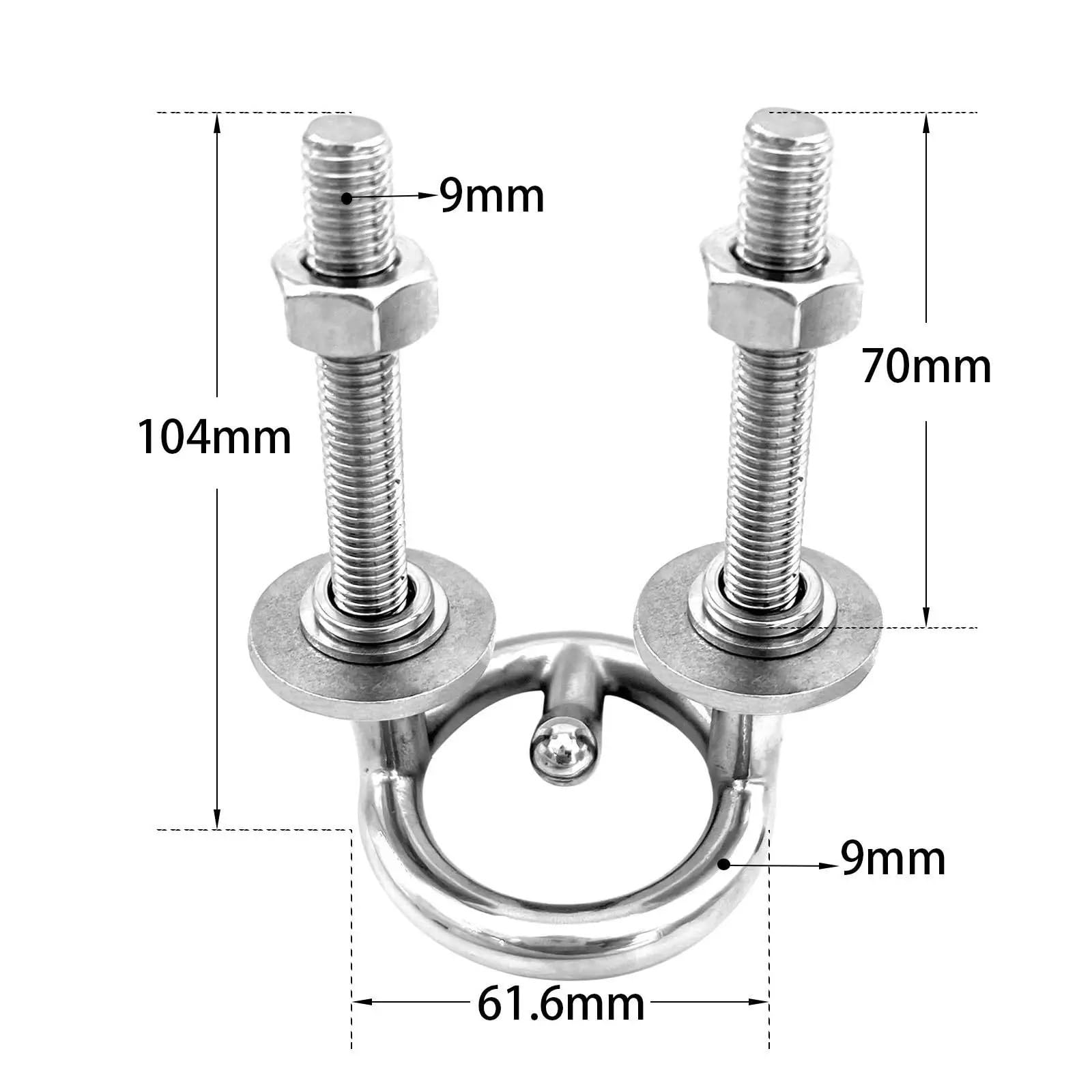 Gancio Traino Sci con Montaggio a Poppa da 62 mm for Yacht, Kayak e Barche da Sci entrobordo