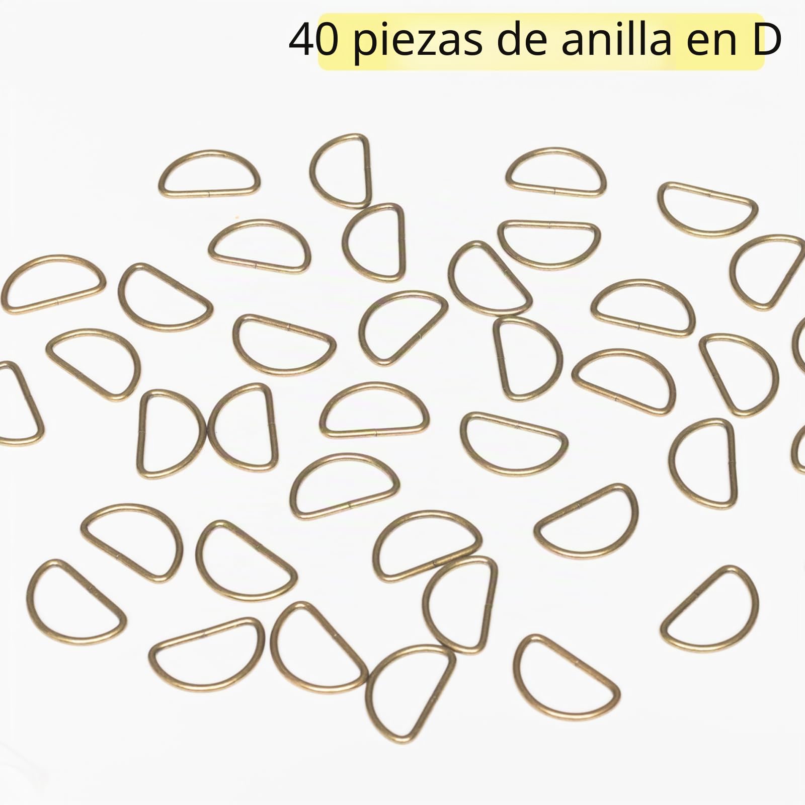 80 PCS Hebillas Metalicas,Hebillas para Bolsos de D,Accesorios de Bolsillo para Coser,Para Mochilas,Bolsos,Cinturones,Manualidades,Bricolaje