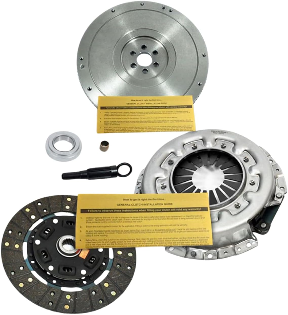 EFT HD Clutch Kit With Flywheel For 1983-1996 Nissan Pickup 720,D21, Pathfinder 2.0L, 2.4L 4 Cylinder - Enhanced Performance and Durability - 12 Month Brand Warranty