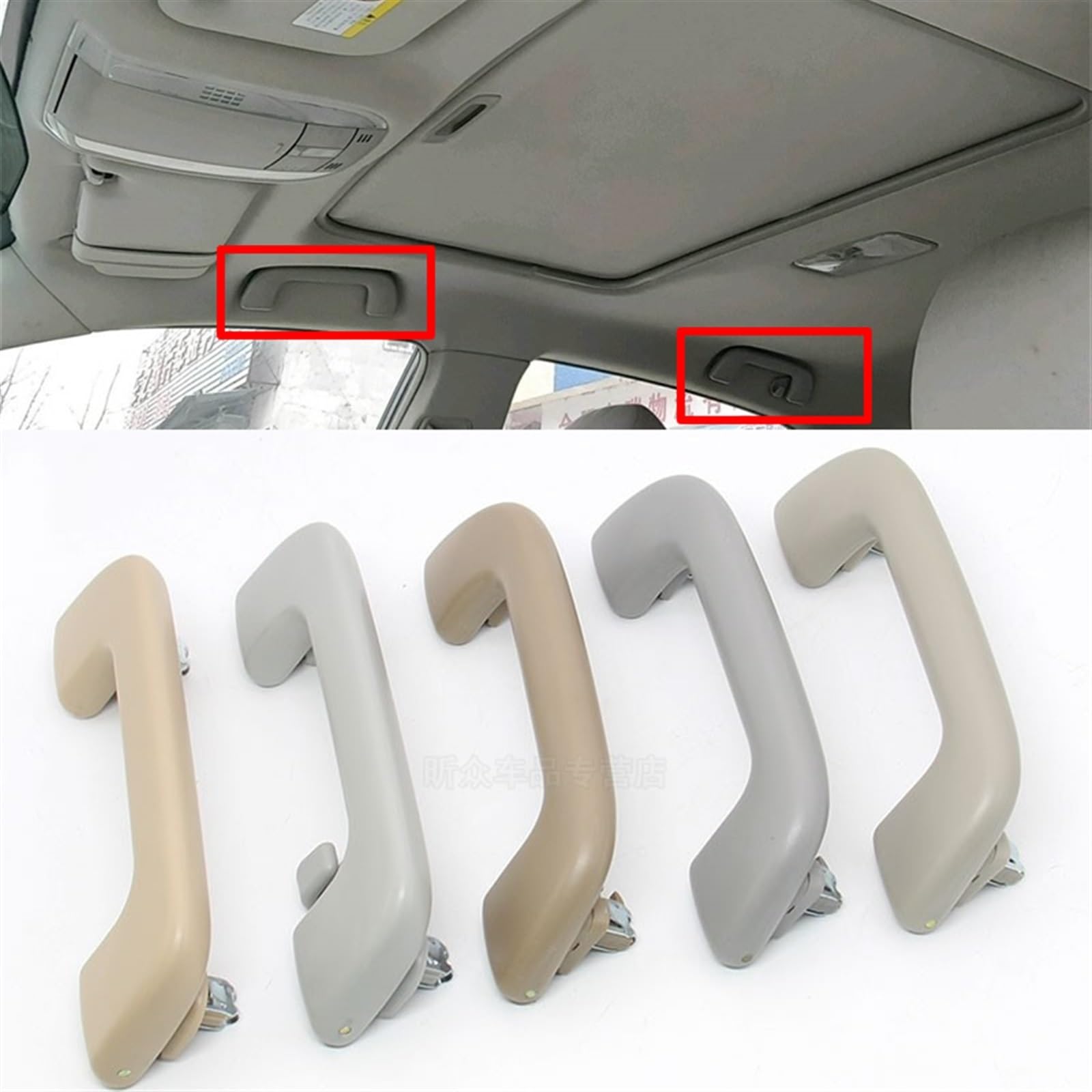 Maniglia for tetto automatico, maniglia grigia con gancio | per Toyota, per Corolla, per RAV4, per Yaris Vios : 74610-52020