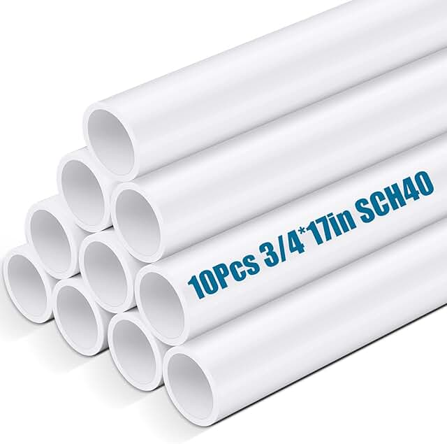 15 DIY Garden Trellis Ideas Anyone Can Build on a Budget 17 10 Pcs x17inch PVC Industrial Pipe Sch40 for Diy, Greenhouse, Garden, Wo...