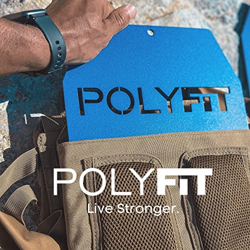 Weighted Plates For Weighted Vest, Strength Training, Running, And Workouts - 4Lb (Pair) - Blue #TOP5