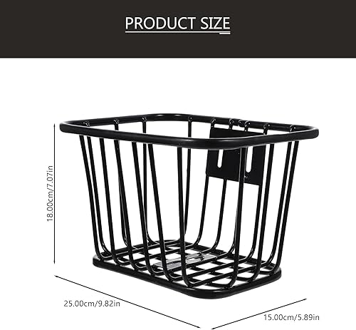 Miniatura 3 de Cesta de hierro de bicicleta Kids Scooter Front Basket Kids Bike Parts