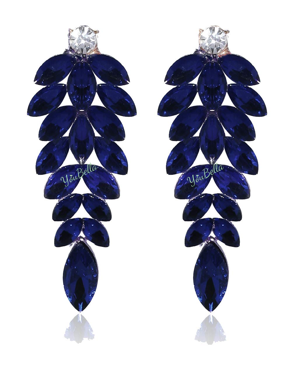 YouBella Jewellery Valentine Collection Crystal Stylish Earrings for Girls and Women YouBella Jewellery Valentine Collection Crystal Stylish Earrings for Girls and Women