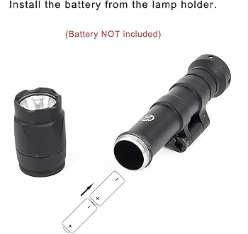 Amazon.com: NECARL M600C 800 Lumens Tactical Flashlight with