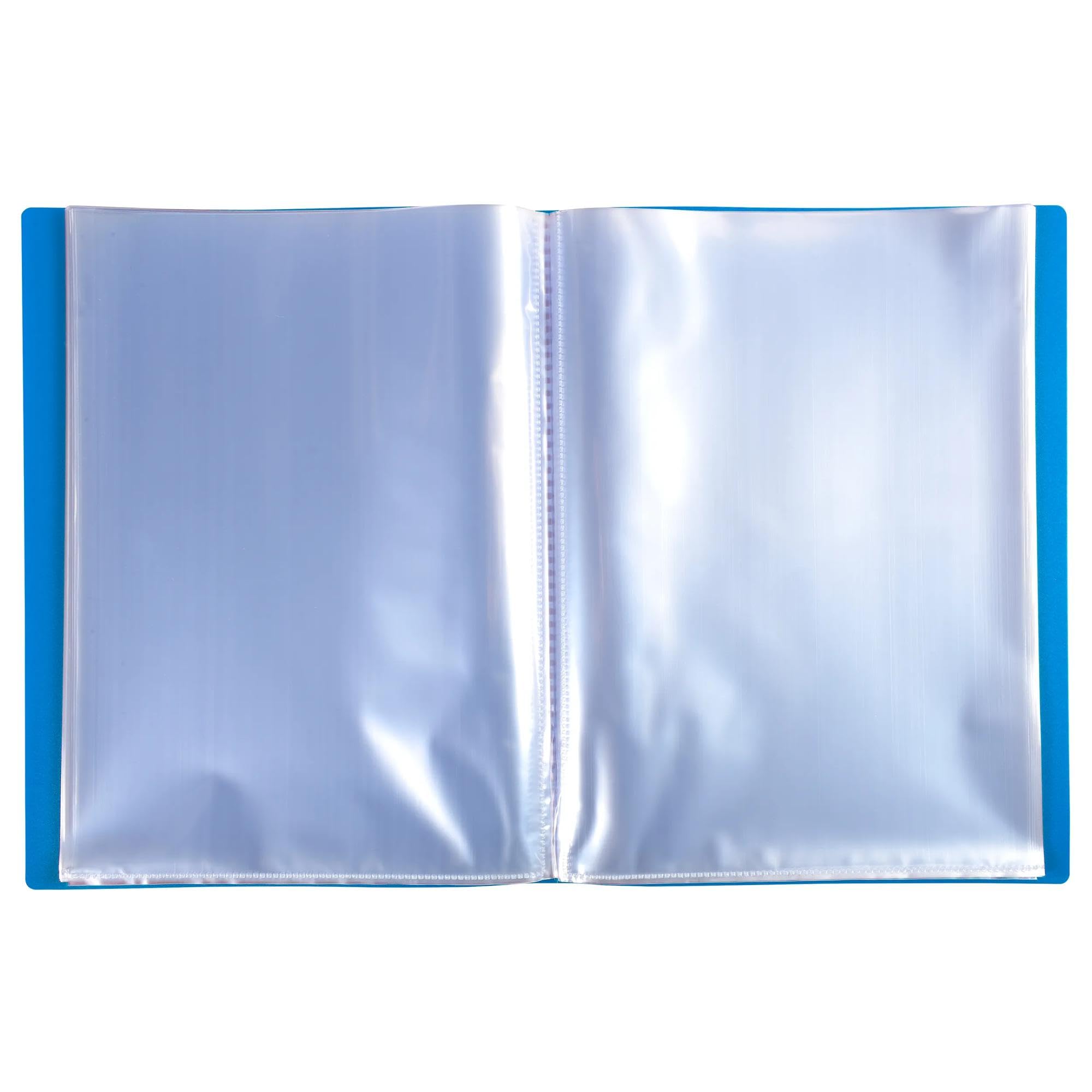 Exacompta 8 portalistini Opak A4 100 buste blu chiaro